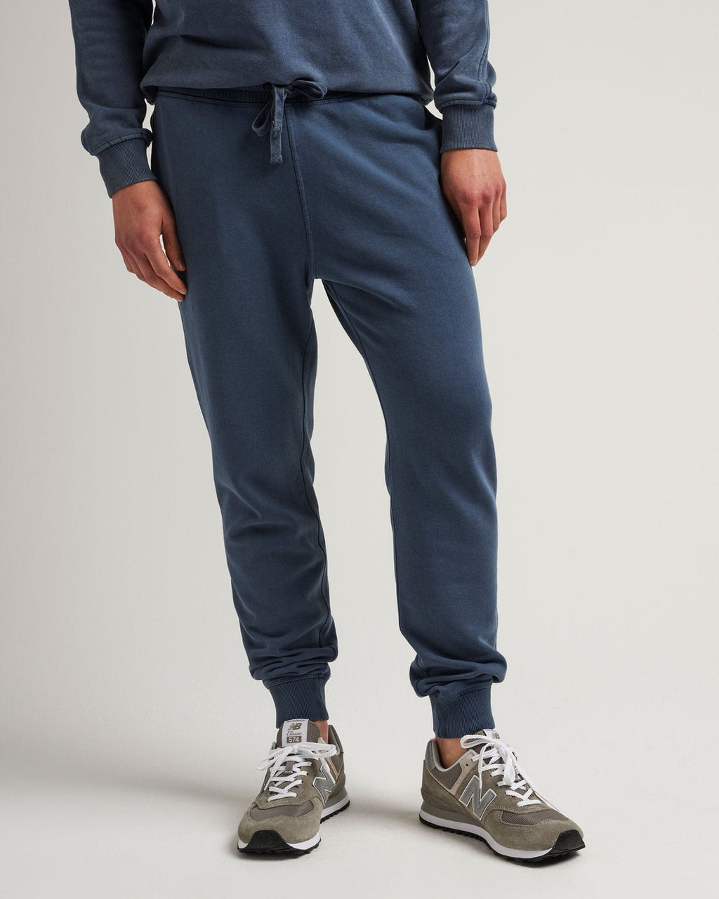 Recycled Fleece Tapered Sweatpant- Mineral Moonlit Ocean