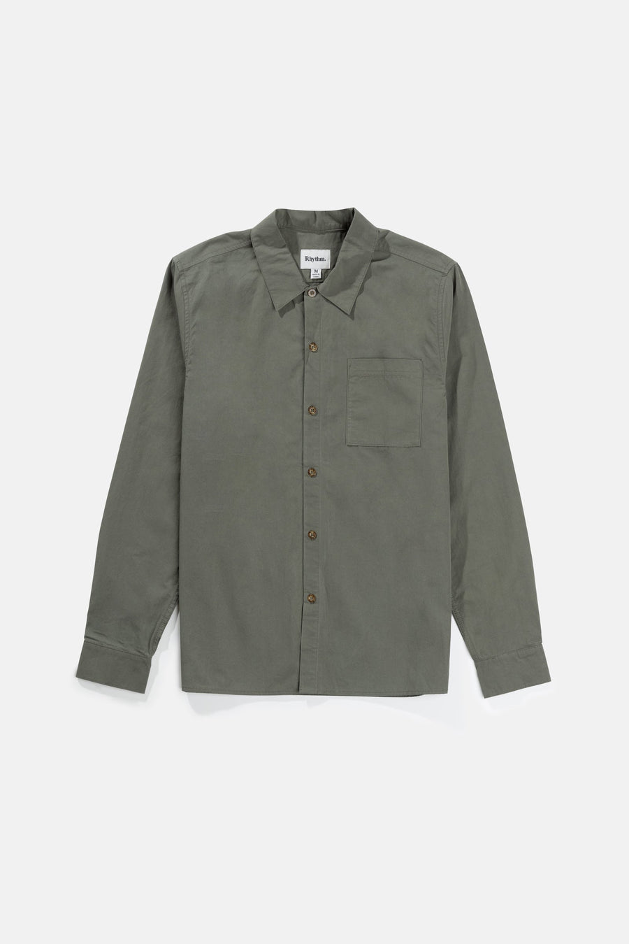 Essential LS Shirt- Moss