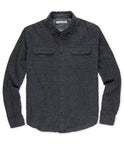 Transitional Flannel Utility Shirt- Charcoal Jasper