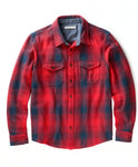 Blanket Shirt- Safety Red Overlook Plaid