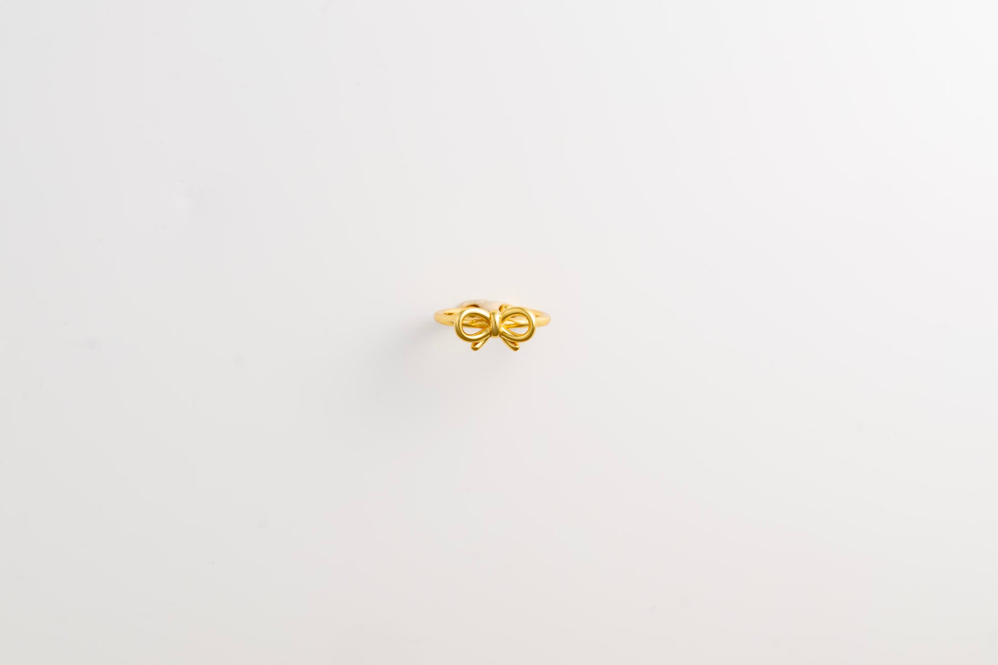Dainty Bow Ring- Gold