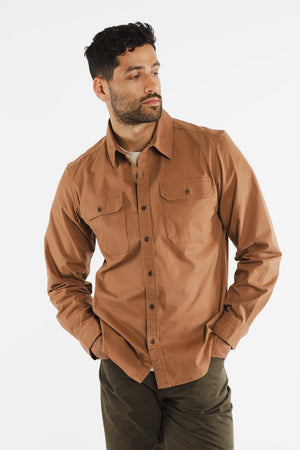 Eugene Utility Shirt- Brown