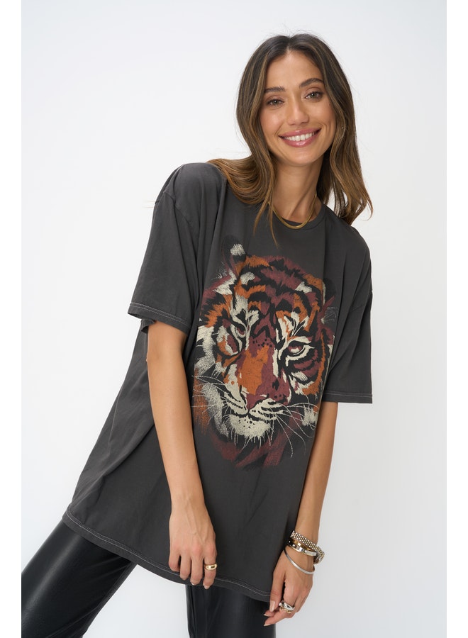 Tiger Face Oversized Tee