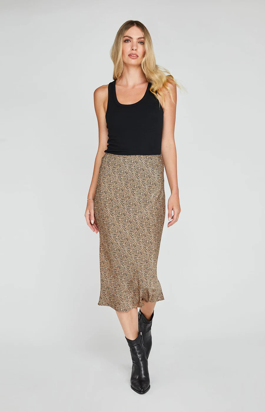 Florentine Skirt- Sand Dapple