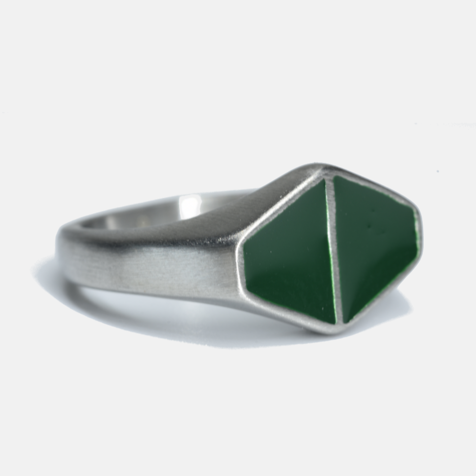 Green Duo Ring