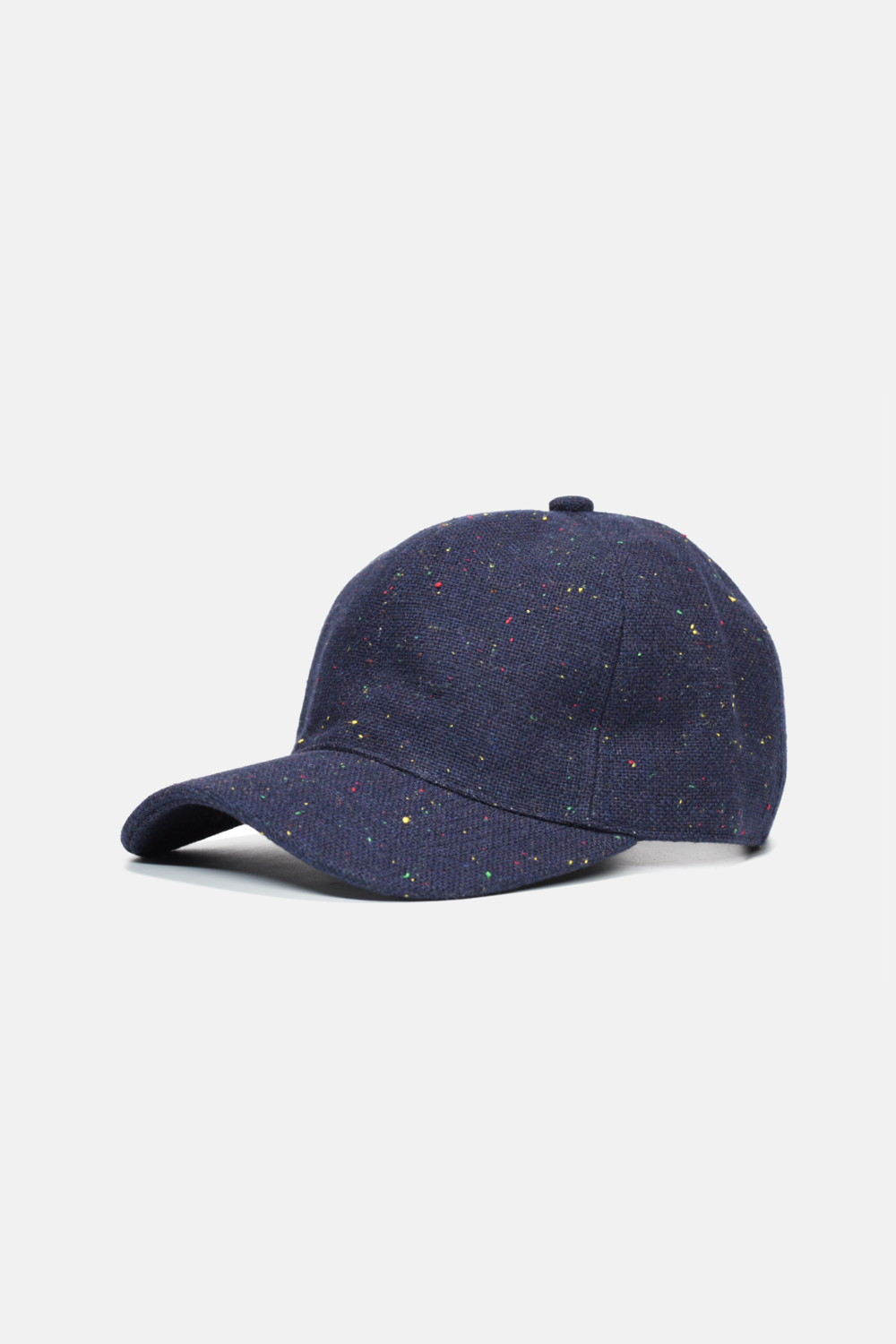 Speckled Wool Hat- Navy