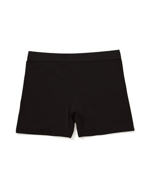 High Waisted Boxer Brief- Black