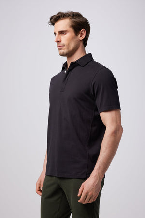 Rugby Solid Shirt- Black