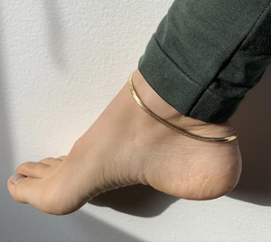 Herringbone Anklet