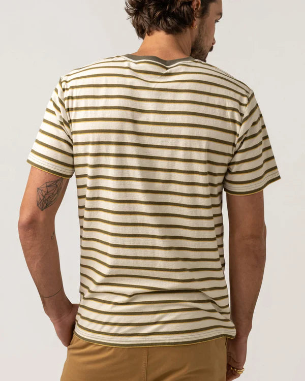 Everyday Stripe SS Tee- Natural