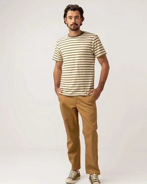 Everyday Stripe SS Tee- Natural